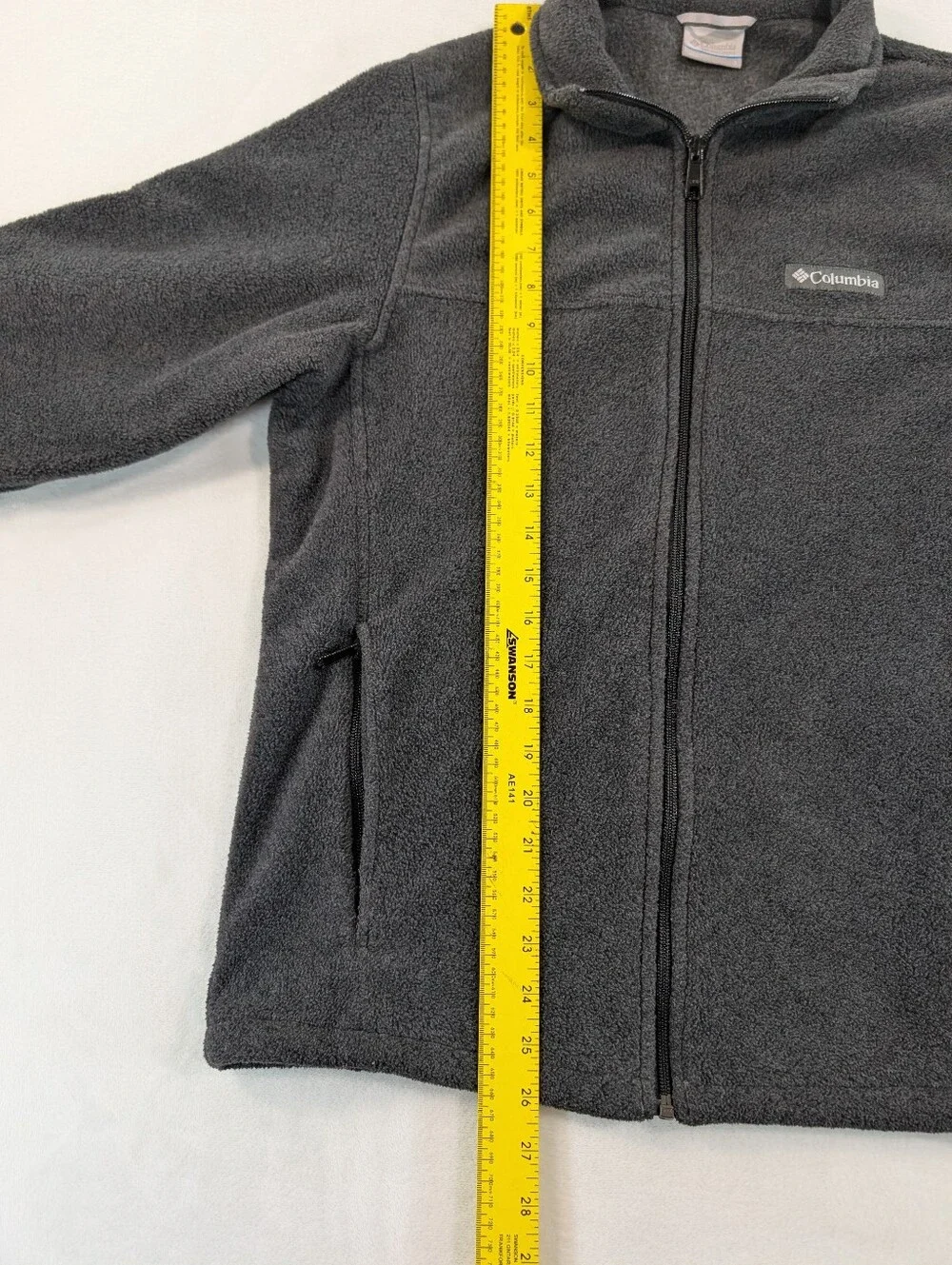 Columbia Fleece Steens Mountain 2.0 Jacket Full Zip Charcoal Gray Small